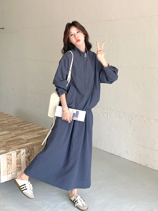

ay Hoodie Cardigan Set Women's Casual Loose Feel Spring Autumn New Faion Two Piece Set High Waist Skirt Breathable Medium...