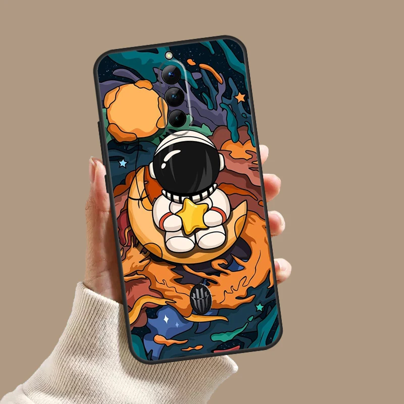 Star Astronaut Cute Case For ZTE Nubia Red Magic 11 9S 8S 8 9 10 10S 11S Pro Plus 6 7 6S 7S Pro 10 11 Air Cover