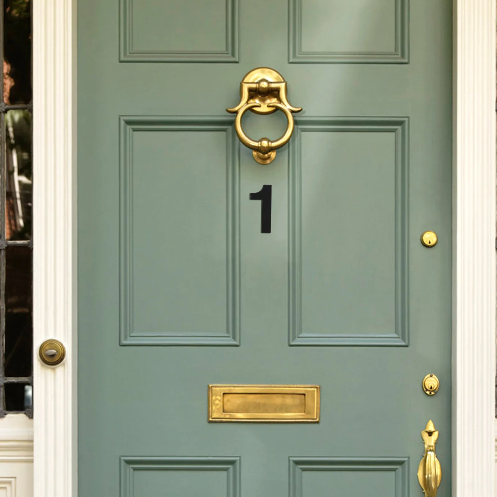 

House Number Back Adhesive Modern Decorative Door Address For Home Office Mailbox Street Corridor Plaques Number