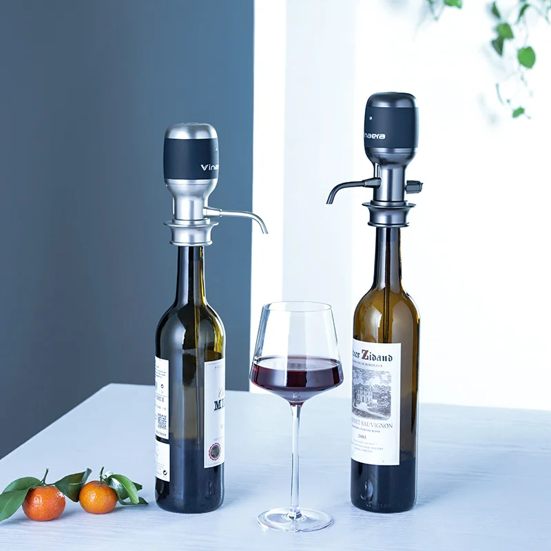 Imagem -03 - Aerador Elétrico Automático do Vinho e Dispensador do Pourer Air Decanter Tap para Vinho Tinto e Branco Bar Acessórios