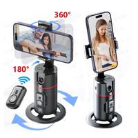Auto Face Tracking Phone Holder, AI Face Tracking Tripod 360° Rotation with Remote,for SmartPhone Camera Live Video Recording