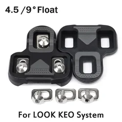 Road Bike Cleats for LOOK KEO Pedals Self-lock Road Bicycle Cleats Float 9° for LOOK DELTA Cleat Durable Cycling Shoes Accessor