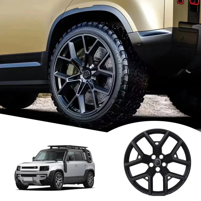 

Luxury Forged Black 22 Inch Monoblock Rims Multi Spoke Alloy Polish Car Wheels for Land Rover Defender