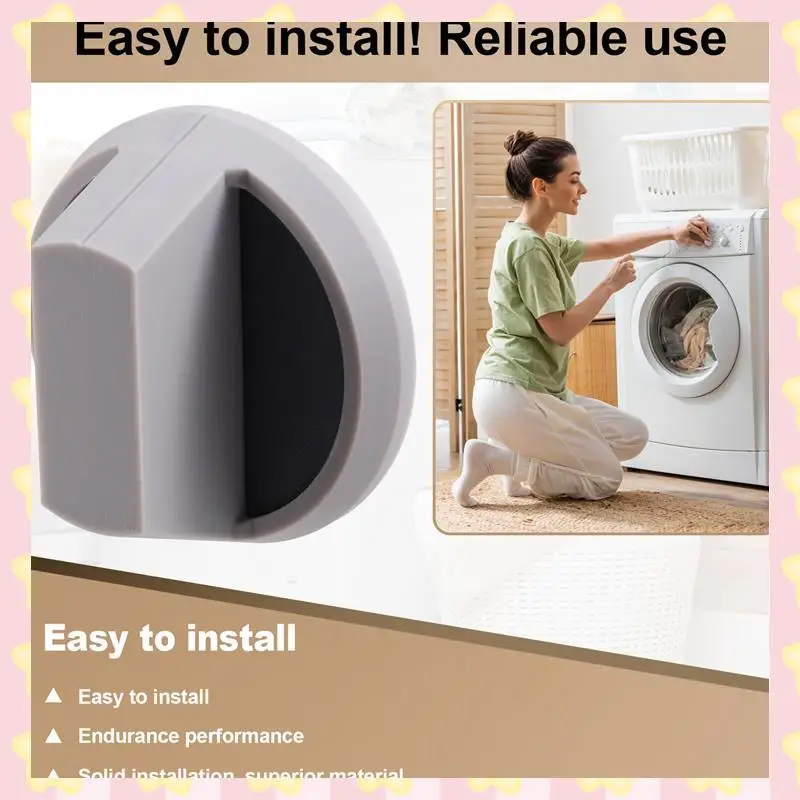 

AB51 2Pcs Laundry Systems 803119P Knob Assembly,Washing Machine Temperature Knob Replace AP5619372,2813209 ,803119