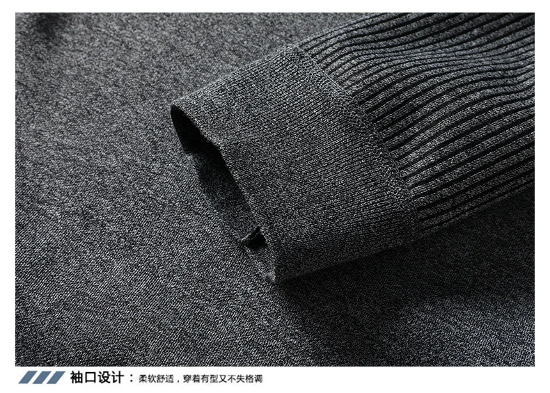 Herren-Langarmshirts mit Fleecefutter, Fake-Two-in-One-Strickhemden, kleine Stickerei, entspannte Passform, warme Oberteile für den Winter. – Detail 13