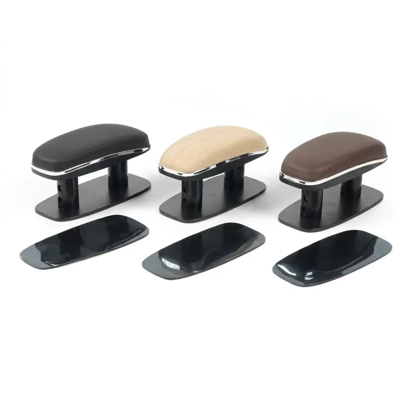 Car Armrest Bracket Multifunctional Center Console Storage Box with Ashtray ABS Leather