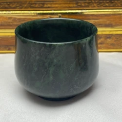 Taza de agua de piedra de rey de medicina Natural, taza maestra de Jade tibetano magnético, piedra de serpentina, Jade