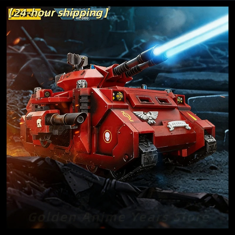 【Spot Goods】Original JOYTOY Dark Source Warhammer 40K Blood Angels Exterminator Predator Tank 1:18 Collectible Gift