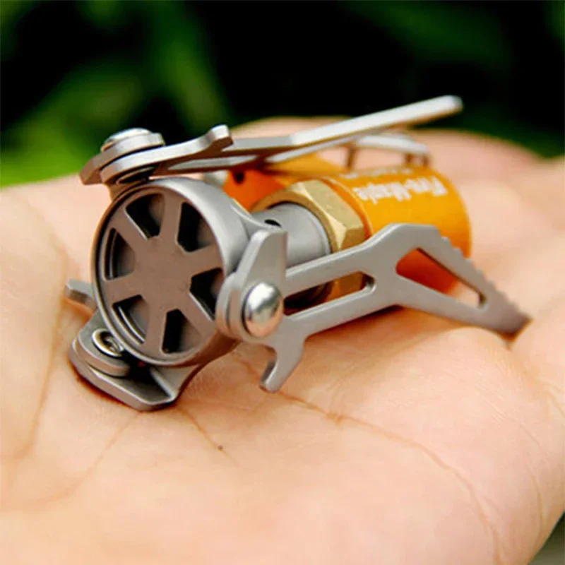 Fire Maple Micro Titanium Gas Stove Lightweight 45g Outdoor Camping Portable Folding Stove FMS-300T 2600W Russia Warehouse