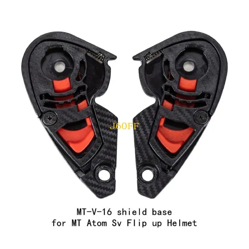 

J60F Helmet Shield Base Holder 1 pair Replacement Parts Windscreen Holder Base Visor Parts For MT Up Helmet