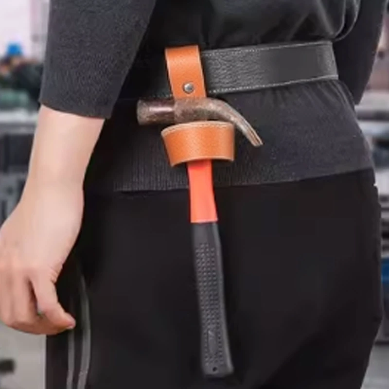 Y6GD Multipurpose Hammer Holder Sheath Hanger for Workshop and Home Tool Management Bag Woodworking Hanging Hammer Sleeve