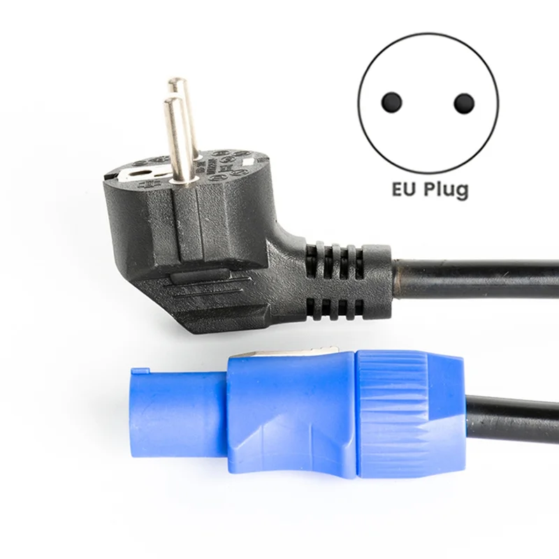 BNVN-Powercon Plug 1,5 M Cable de alimentación de luz de escenario negro Cable de iluminación de eventos LED DMX512 de 3 núcleos Cable de alimentación de aviación