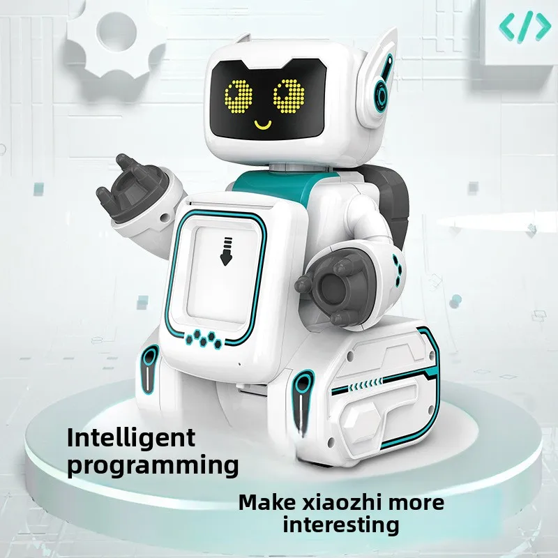 

Intelligent remote control robot card insertion learning voice interaction puzzle companionship programming robot
