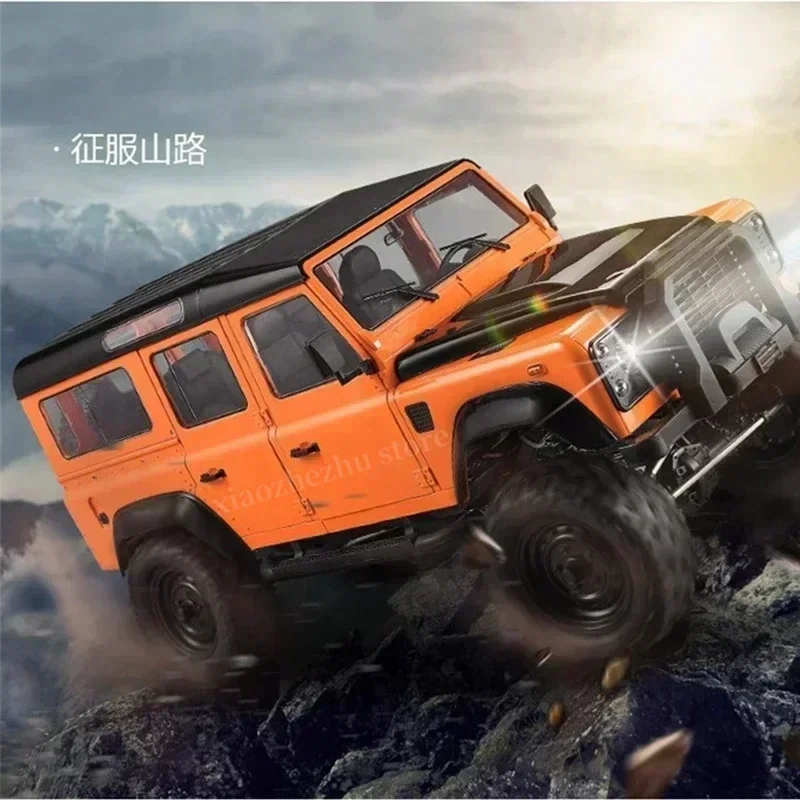 E101 Rc Double E Remote Control Car Five Doors Large Car 4wd 1:8 D110 Crawler Buggy Climbing Car Powerful Motor Metal Beam Toy