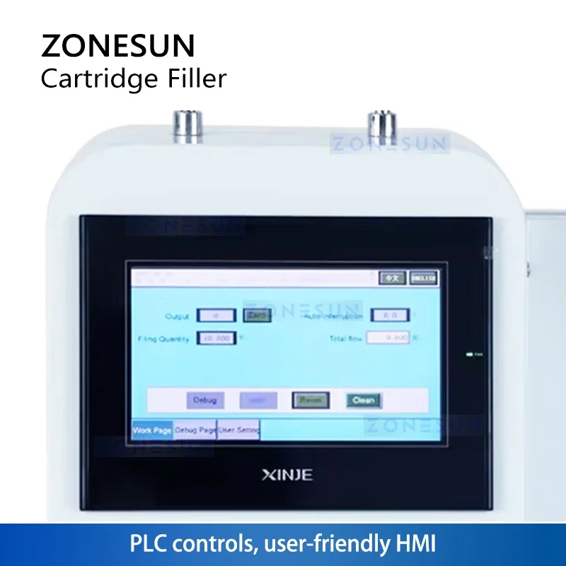 ZONESUN ZS-ZY01 Handheld Oil Filling Machine Cartridge Filler Rack Dispenser Small Bottle Filling Equipment