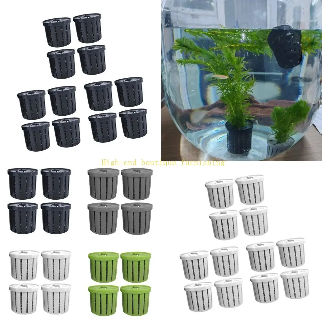 

L9NB 16 шт. держатели для водных растений гидропонные сетки корзина чашка для овощей беспочвенный горшок для выращивания