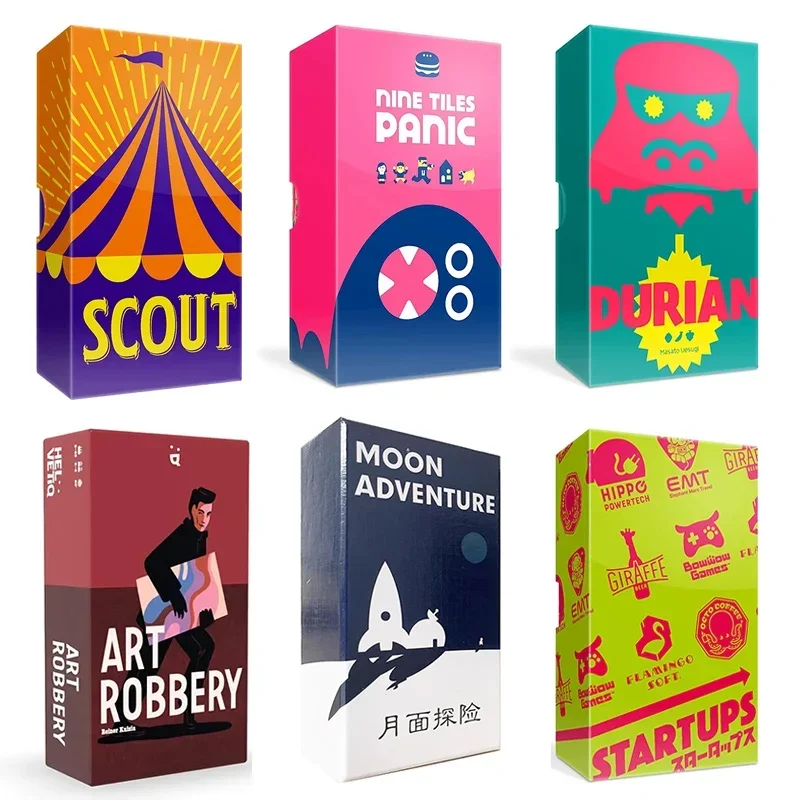 

Party Games Nine Tiles Panic/SCOUT/Rafter Five/DURIAN/STARTUPS Favourite Family Games • Funny Board Game For Adults & Children •