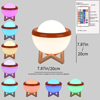 RGB 16 colors table lamp French Cream lamps for bedroom bauhaus design usb plug led lamp atmosphere decoration lamp