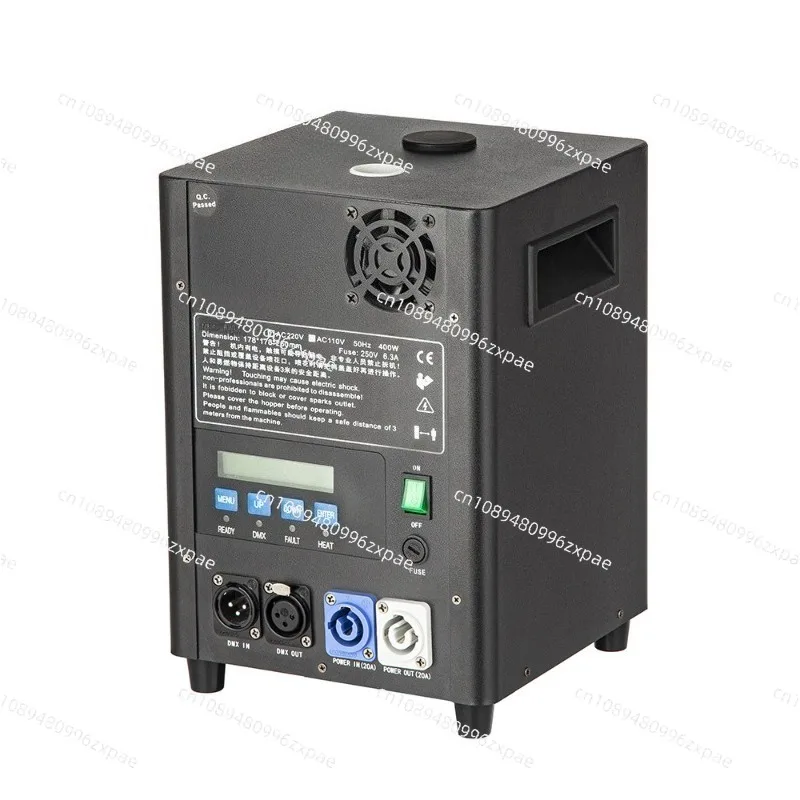 750W Remote Control Rotating Electronic Spark Machine Stage Cold Flame Effect Equipment Wedding Bar Event Show