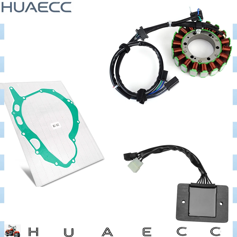

For Suzuki DL1000 V-Strom 2003-2012 2011 2010 09 32101-06G11 32800-06G01 11483-02F10 Stator Coil + Gasket + Regulator Rectifier