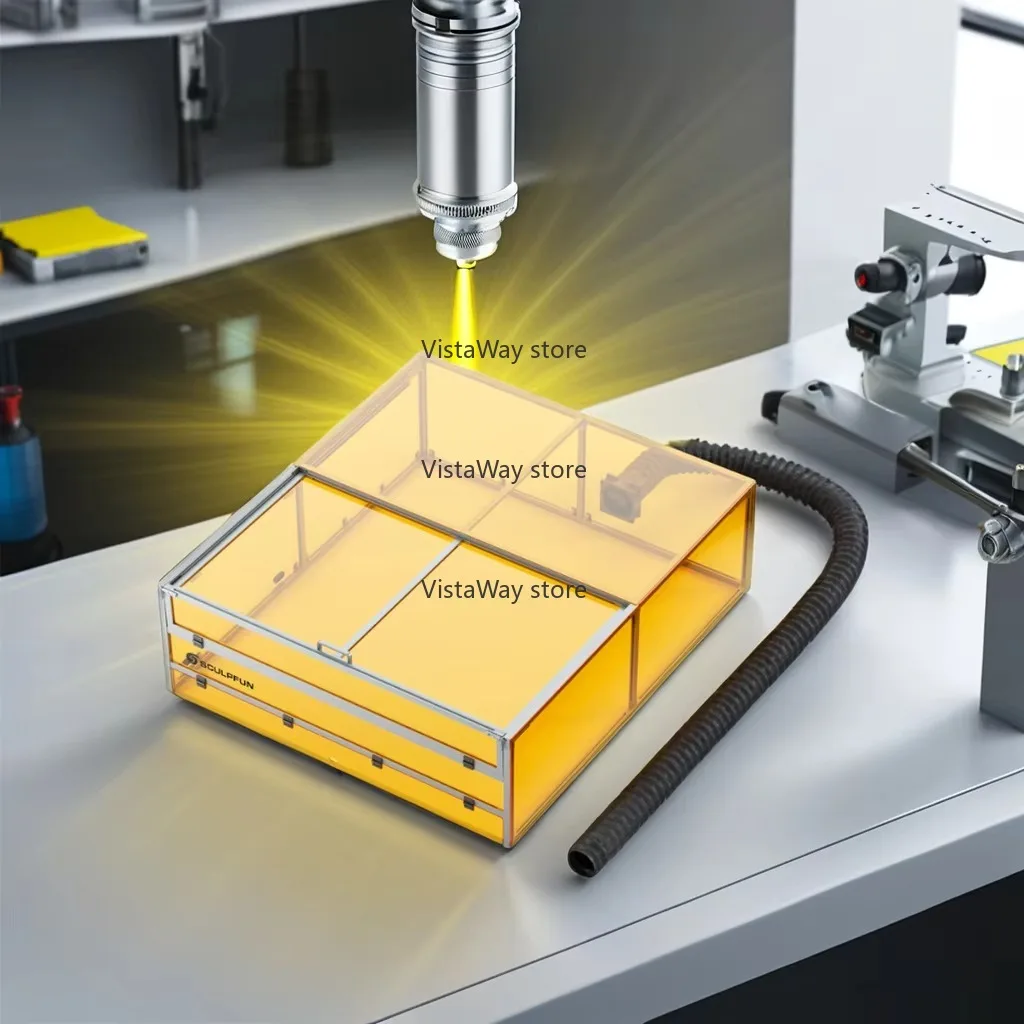 B70 Enclosure for S70 Max 70W Laser Engraver Cutter Smokeproof Fireproof with Fan