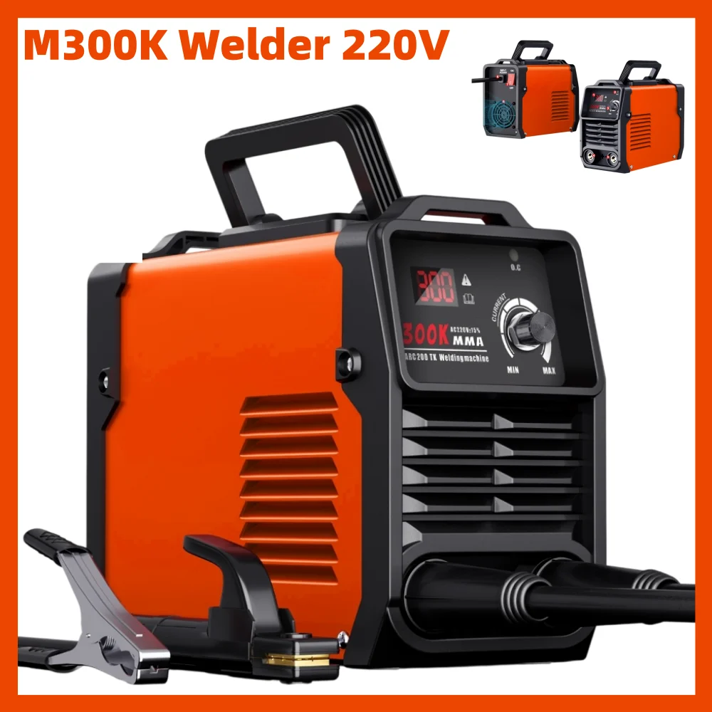 

Портативный сварочный аппарат MMA-300K 220 В, электросварщики, инверторный дуговой сварщик, регулируемый ток, мини-утюг, сварочное оборудование для металла