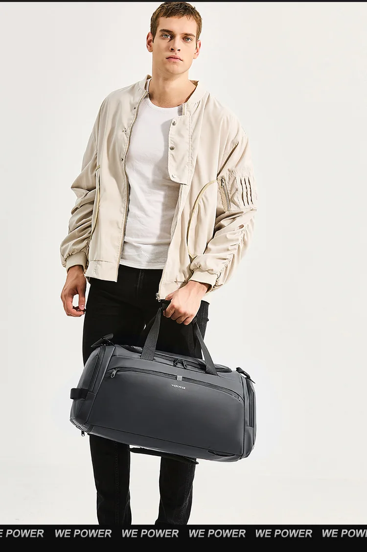 Large Capacity Carry-On Travel Duffel Bag for Gym Business Commute Vacation Short Trip Men's Weekender
