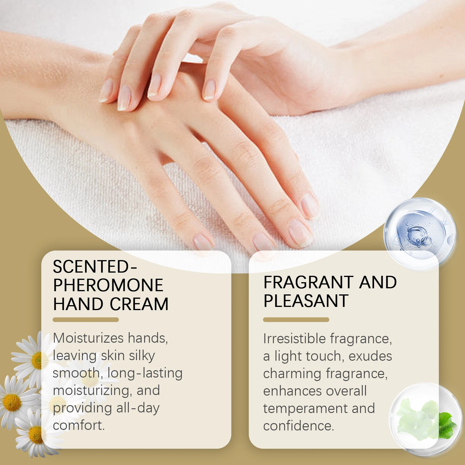 Увлажняющий крем для рук с экстрактом пантенола и центеллы, успокаивающий, гладкий, нежирный, для мягкого сияния рук, 55 мл