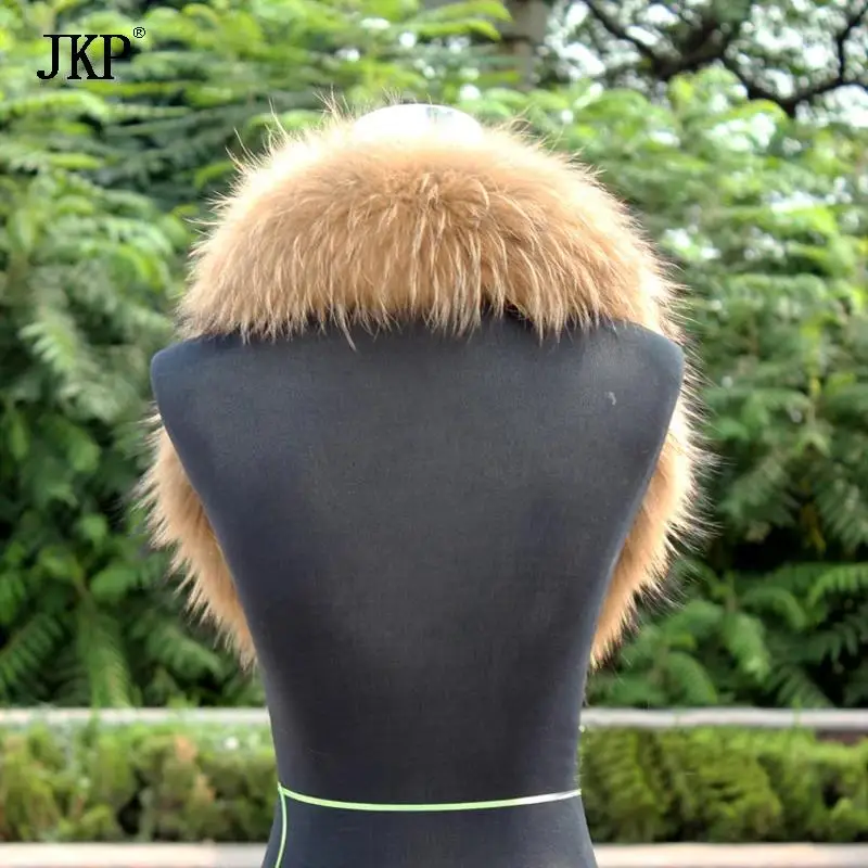 천연 모피 칼라 진짜 너구리 모피 여우 칼라 천연 스카프 정품 빅 너구리 자켓 모피 스카프 워프 숄 겨울 넥 워머
