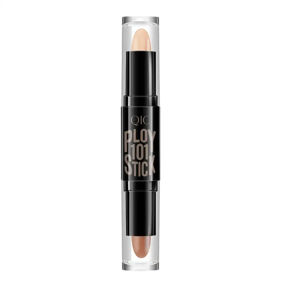 Doppelkopf v Gesicht Stick Text marker Trimmen Stick Schatten Concealer Stick Kontur Stift Make-up High-Light langlebige v9f4