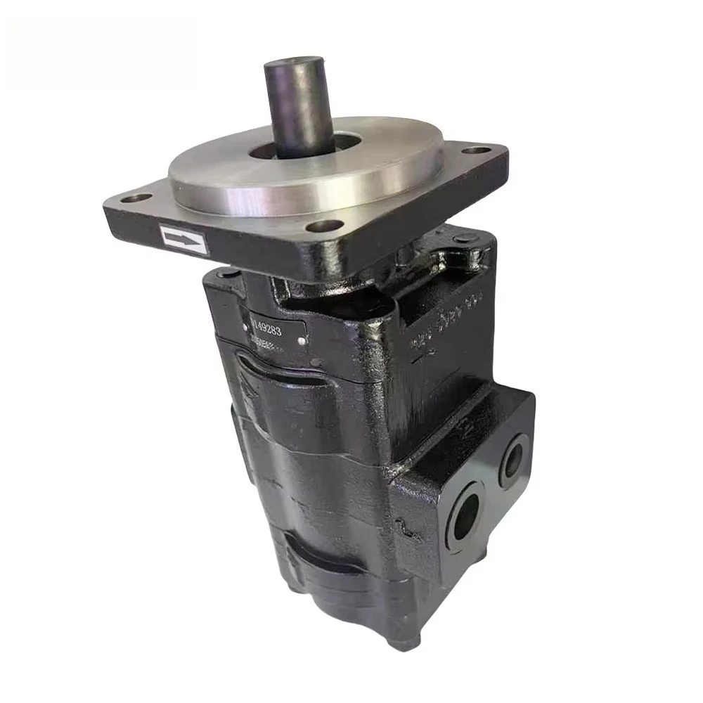 Hot selling：Hydraulic Pump Parts D149283 PGP330 56.5 64.6 CC  Hydraulic Gear Pump for Case 580K 580SK Back view 4