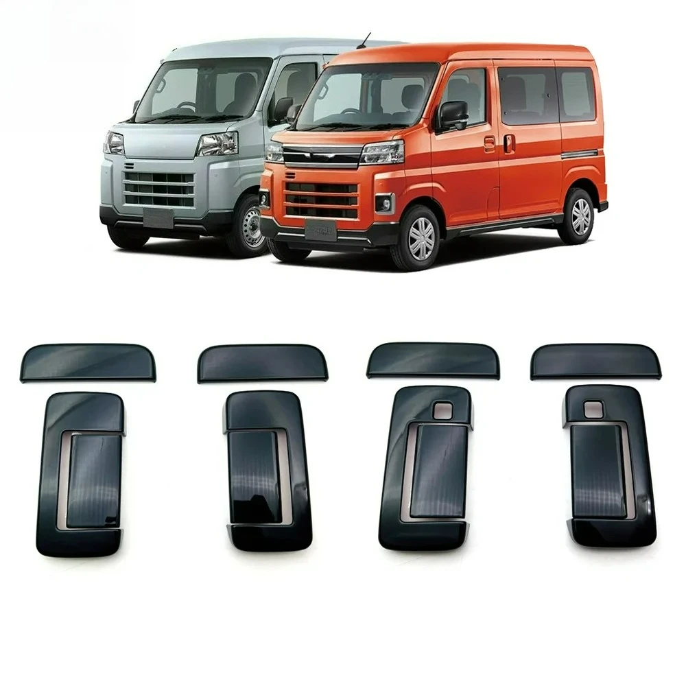 

For Daihatsu ATRAI HIJET CARGO 2021 2022 ABS Chrome Door Handle Cover Without Smart Key Hole Catch Cap Trim