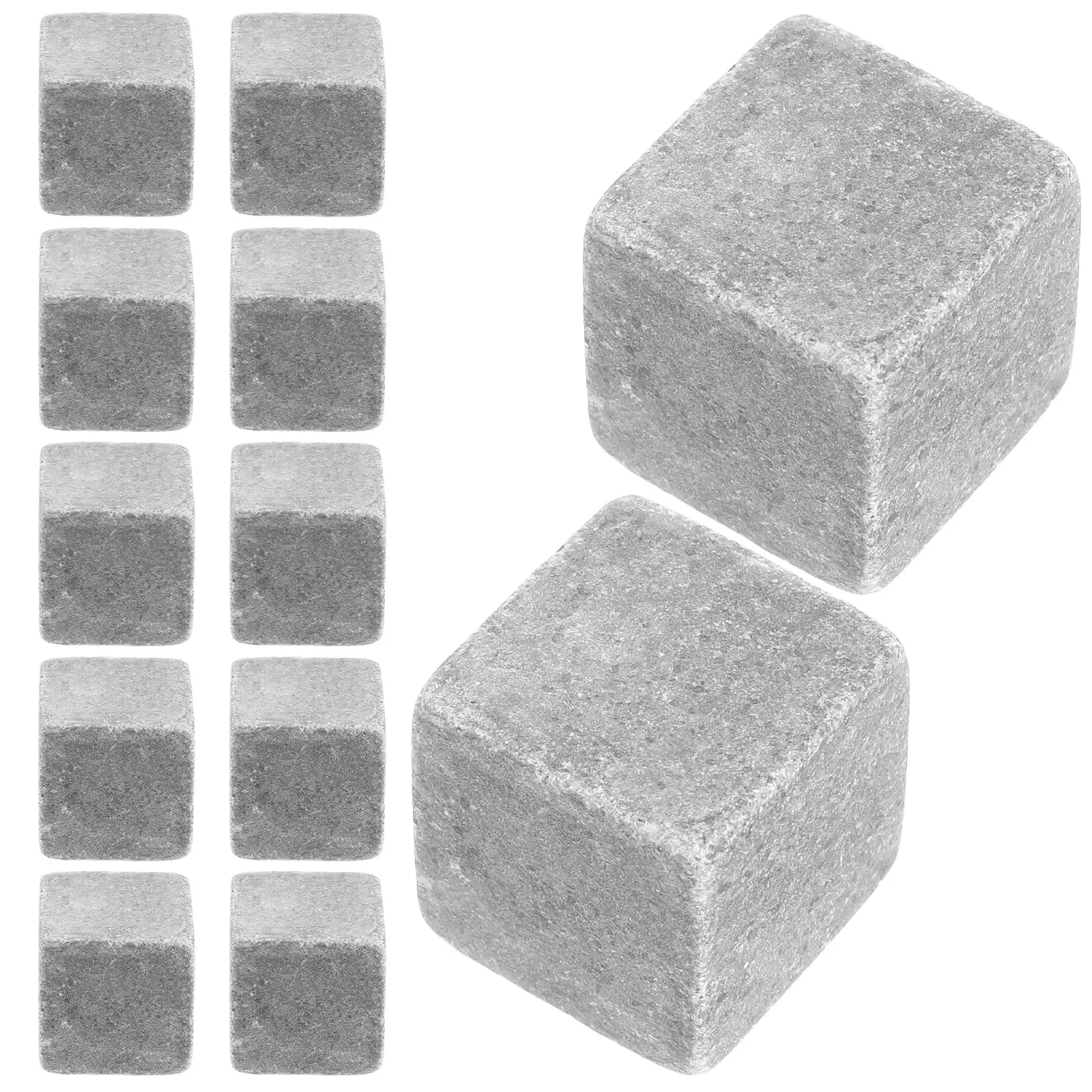 12Pcs Marble Whiskey Stones Wear-Resistant Reusable Ice Cubes Beverage Cooling Stones Household Wine Rocks Household Ice Cube view 6