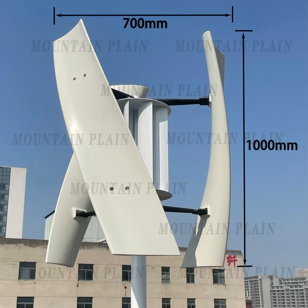 X5 8KW 10KW 15KW Vertical Axis Wind Turbine 12V 24V 48V Alternative Energy Generator AC Output Household with mppt Controller