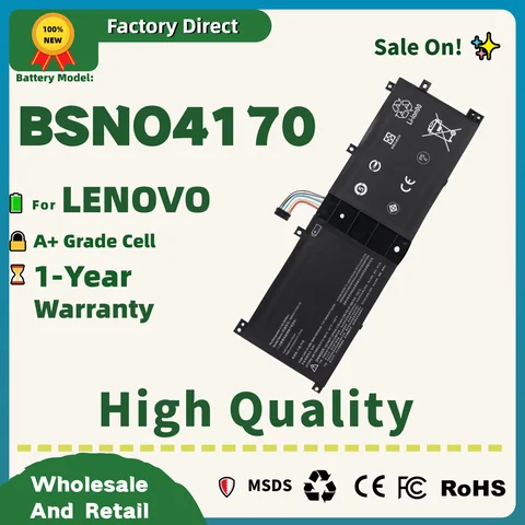 Fabbrica diretta! BSNO4170A5-AT Batteria del computer portatile per Lenovo Miix 510-12ISK 520-12IKB BSNO4170A5-LH 525-12IKB LH5B10L67278