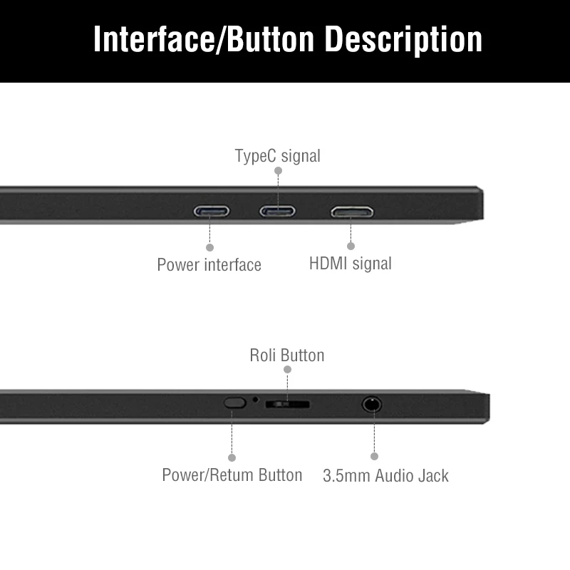 Portable Monitor for Laptop Anmite 11.6\