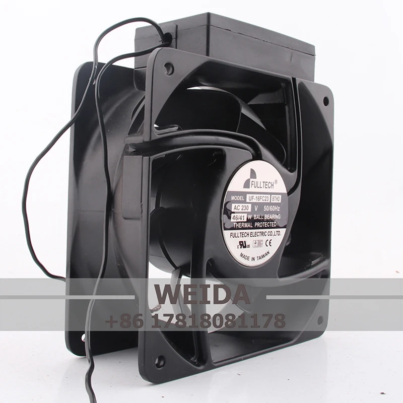 Double ball bearing Case Fan for Fuyou Axial Fan 160*160*62MM 16CM UF-16FC23BTHD 230V Inverter Large Air Volume Cooling Fan