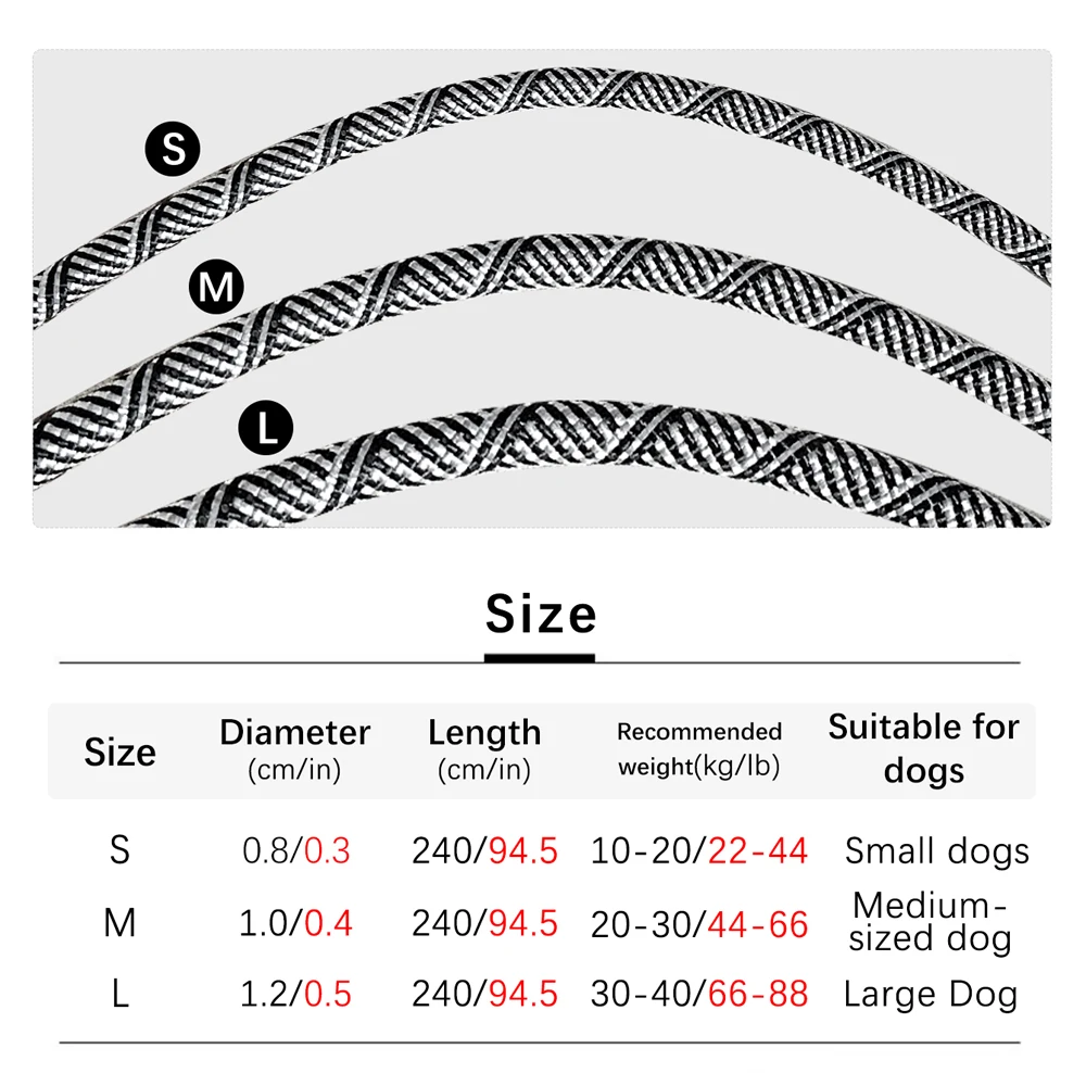 Thumbnail 2 - #44 Reflective Dog Leash Comparison Guide