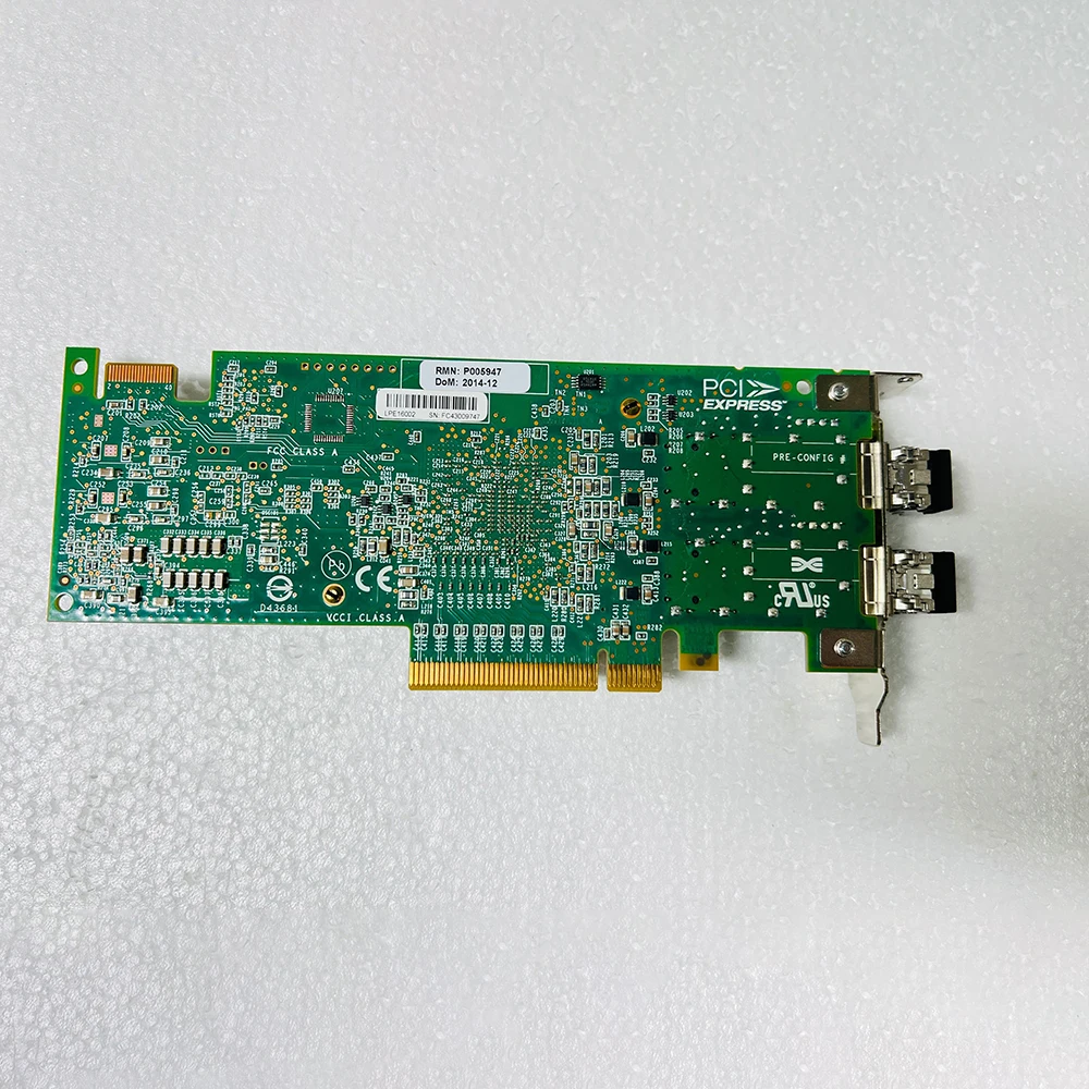 Original For IBM 577F 00ND478 dual-port 16G Fiber HBA EN0A 00E3495 00E3496