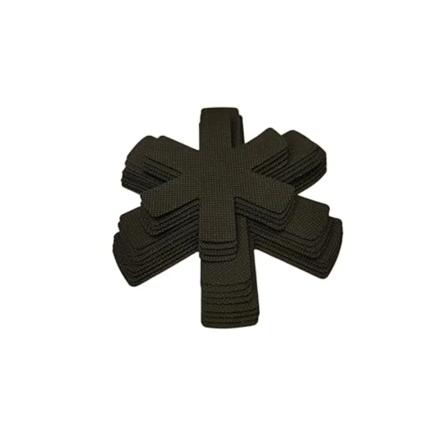 

12 упаковок противоскользящих защитных сепараторов для сковороды и кастрюль для укладки и организации посуды, 3 размера, 10 дюймов, 14 дюймов, 15 дюймов, черные