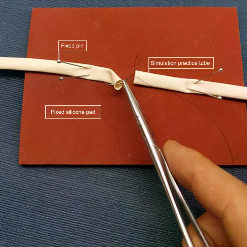 Microsurgery Anastomosis Simulated Blood Vessel Suture Skill Training Model Blood Vessel Suture Lab Supplies