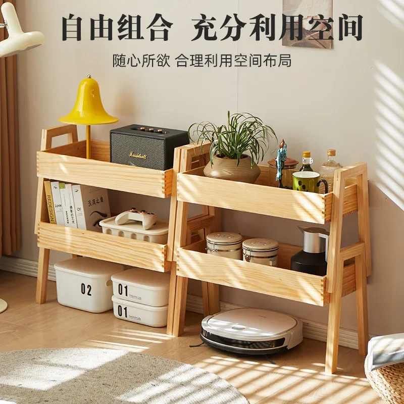 7.16-c13 plant shelf Solid wood flower stand Balcony shelf Living room floor-to-ceiling simple multi-layer flower pot bracket view 4