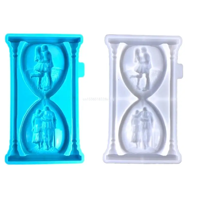 

Love Heart Mold Couple Hourglass Mould Silicone Mold for DIY Crafts Dropship