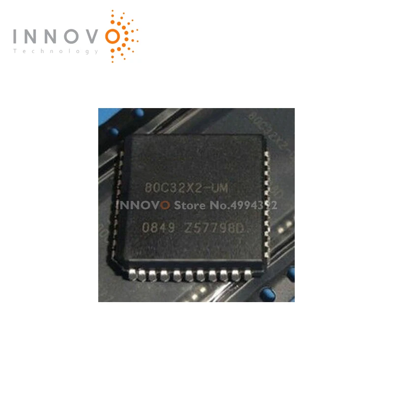 

INNOVO 2pcs/lot AT80C32X2-SLSUM 80C32X2-UM PLCC-44 Free shipping New original