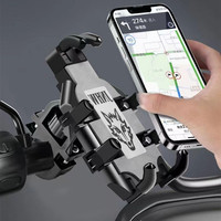 Motorcycle Mobile Phone Cradle Bicycle Smartphone Cradle Anti-vibration Electric Scooter Road Bike Phone Holder Handlebar Mount