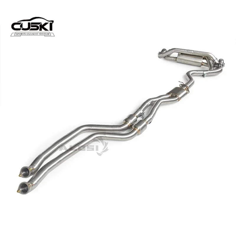 

Подходит для BMW 1M E82 3.0T 2011-2012, модификация выхлопной системы автомобиля из нержавеющей стали с клапаном, задняя выхлопная система Cat