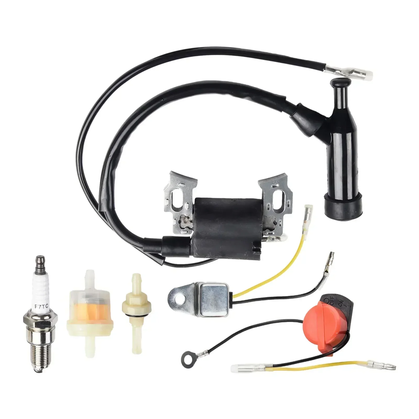 

Magneto For Honda GX200 GX110 GX140 5.5HP 6.5HP Parts Spark Plug Ignition coil kit Switch Fuel Filter Engine Replace