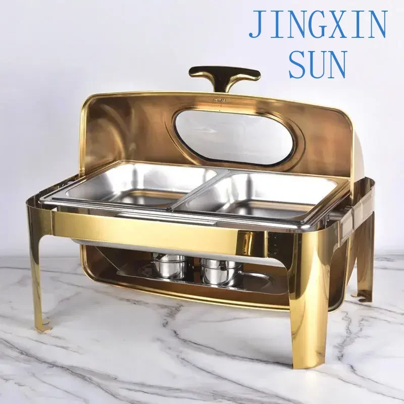 Catering Equipment Buffet stoves set Display Stainless Steel Food Warmers Chafing Dish