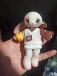BJD doll 14cm rabbit doll girl's doll birthday gift children's toy rabbit clothing doll full set free delivery project