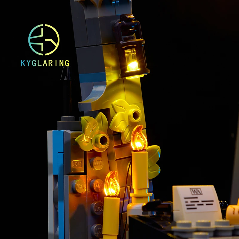 Kyglaring Light Kit For 76780 Wednesday Addams Figure Building Blocks LED Kit Toys (NOT Include the Model)